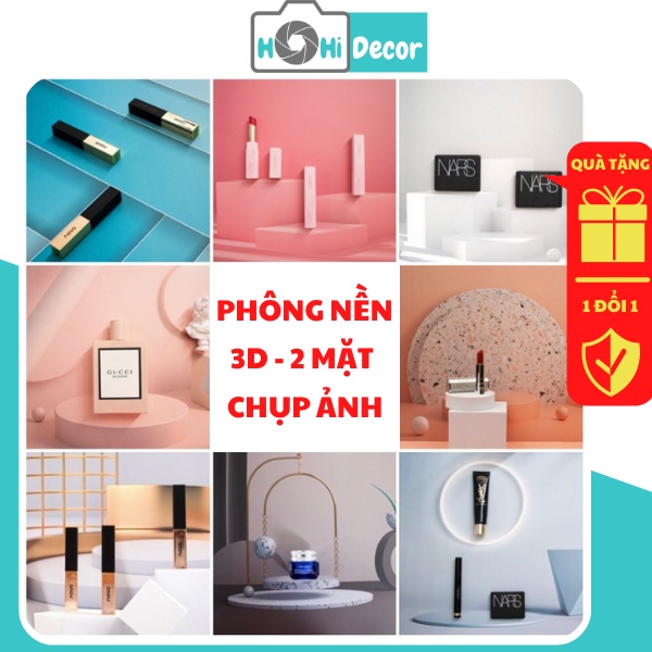 Tấm Phông Nền Chụp Ảnh 3d 2 Mặt - Thảm Chụp Hình Sản Phẩm Trang Sức, Mỹ Phẩm - Background đẹp -  Shop Hohi Decor