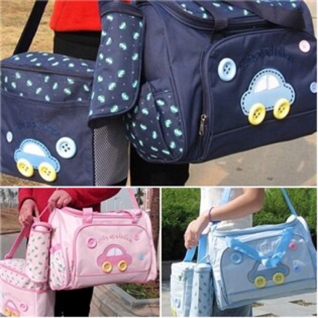 Set 3 chi tiết balo cho mẹ và bé