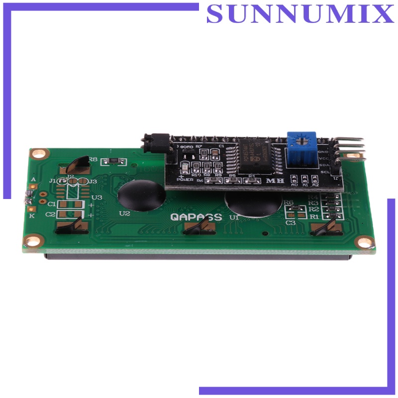 [SUNNIMIX] 1 X LCD Module Display 5V LCD 1602 IIC I2C TWI 1602 Series For - Yellow Green