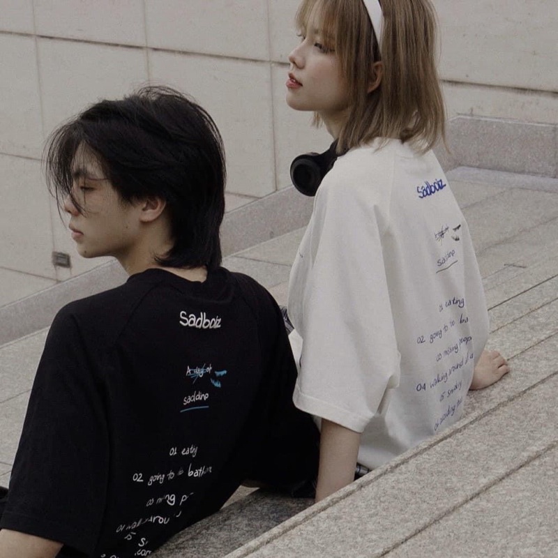 Áo thun SADBOIZ SADDINO BLACK/WHITE/SADBOIZAINTCRY