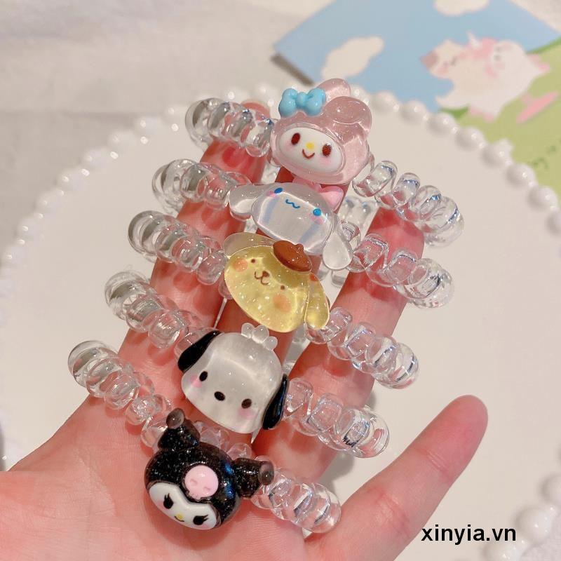 Dây Cột Tóc Hình Hoạt Hình Kulomi Sanrio Dễ Thương Cho Nữ