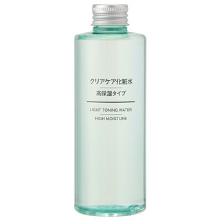 Nước hoa hồng - Toner Muji Clear Care Light Toning Water High Moisture 200ml (Màu xanh, bill mua ảnh bên cạnh)