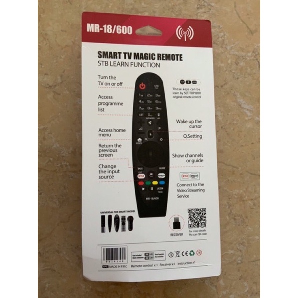 Điều khiển remote tivi smart LG MR-18/600 không giọng nói