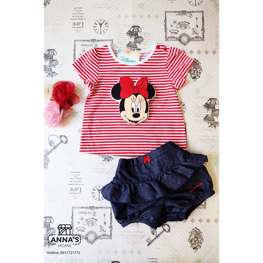 SET ĐỒ BÉ GÁI DISNEY BABY MINNIE (6-12 MONTHS)
