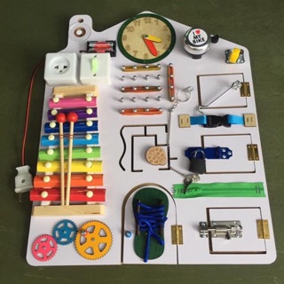 💖Đồ Chơi Gỗ - Bảng Bận Rộn BUSY BOARD