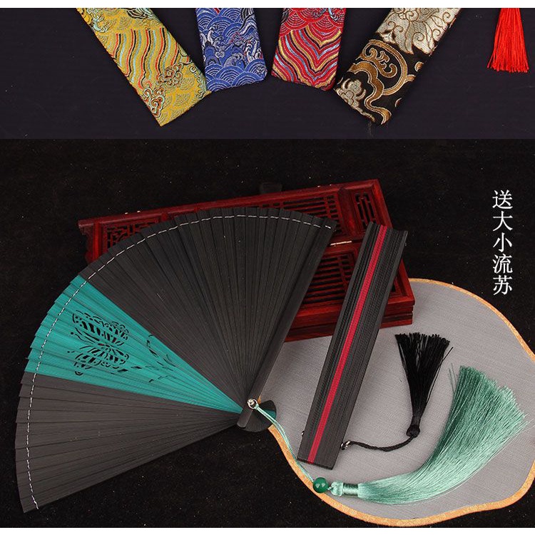 18cm Quạt Cổ Điển Trung Quốc Dễ Dàng Mang Theo
