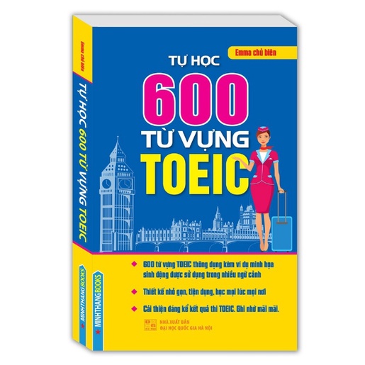 Sách - Tự học 600 từ vựng TOEIC (bìa mềm)