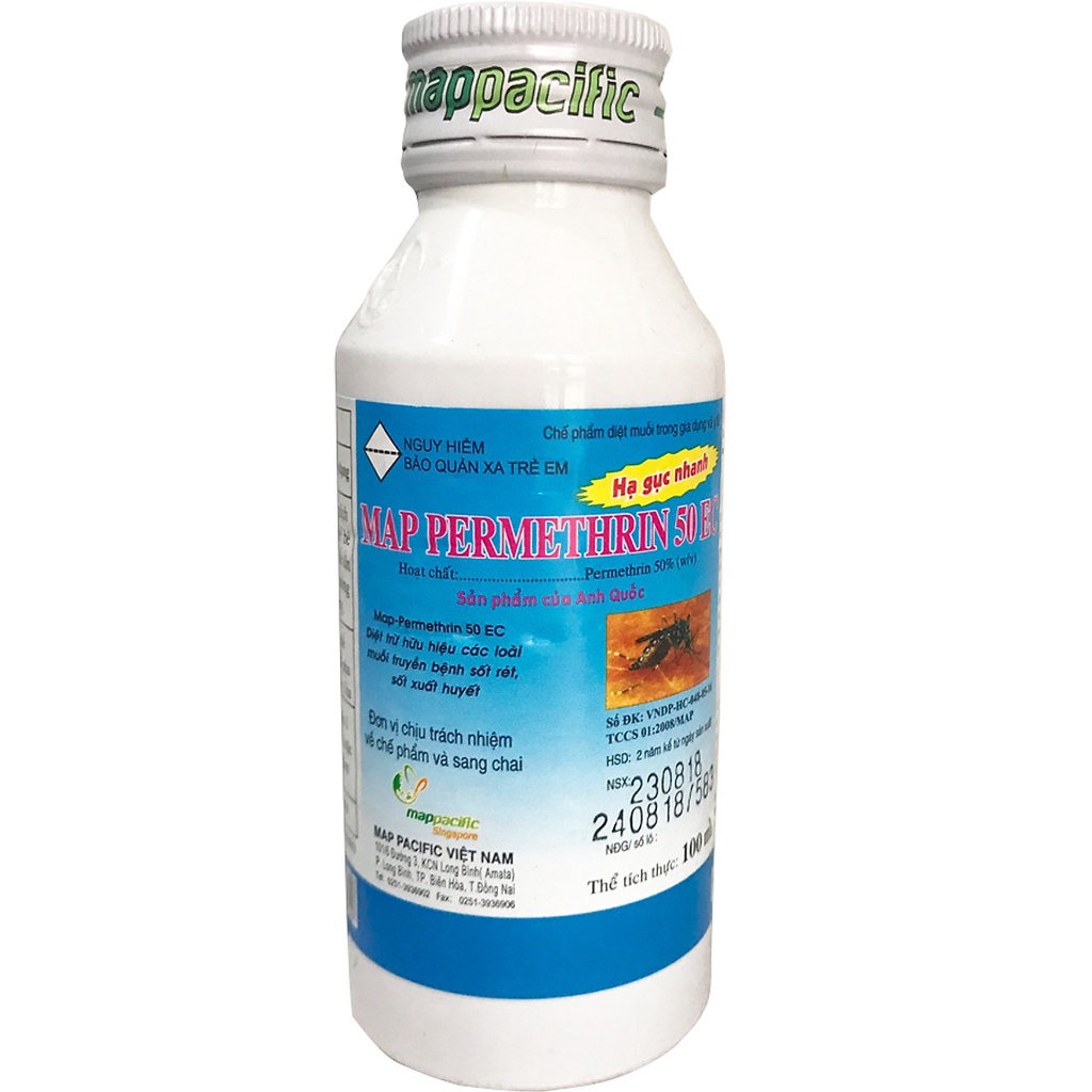 Thuốc diệt côn trùng PERMETHRIN 50EC lọ 100ml