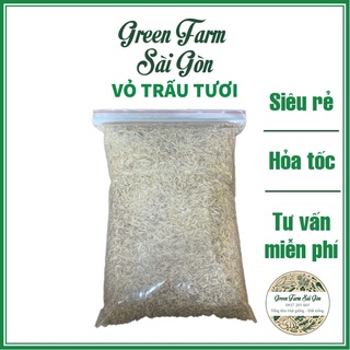 Giá thể Vỏ Trấu sống -500gr/bịch - trộn đất trồng cây trong chậu, trồng rau, hoa kiểng.