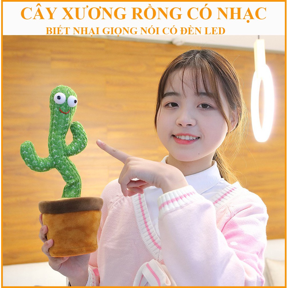 Cây xương rồng nhồi bông biết nhảy múa, Cây xương rồng 120 bài hát biết nhại tiếng cực đáng yêu -M42