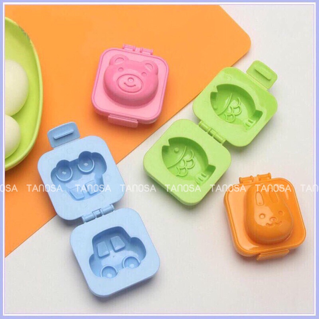 Khuôn ép cơm, ép trứng làm bánh nhiều hình dễ thương TANOSA KIDS