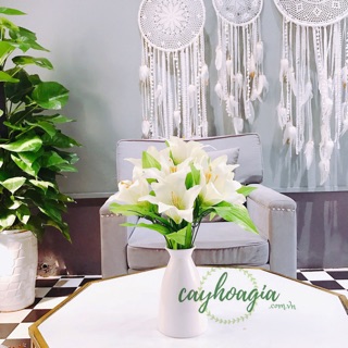 Hoa giả- Chùm Hoa Ly 9 Bông