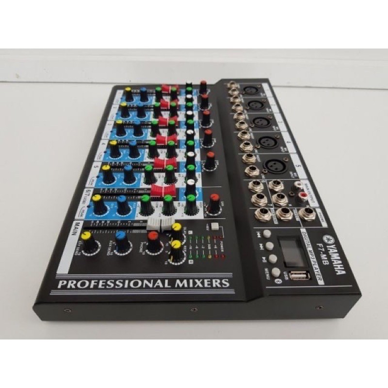 MIXER F7 USB CÓ BLUETOOTH bộ lọc âm thanh tiêu chuẩn