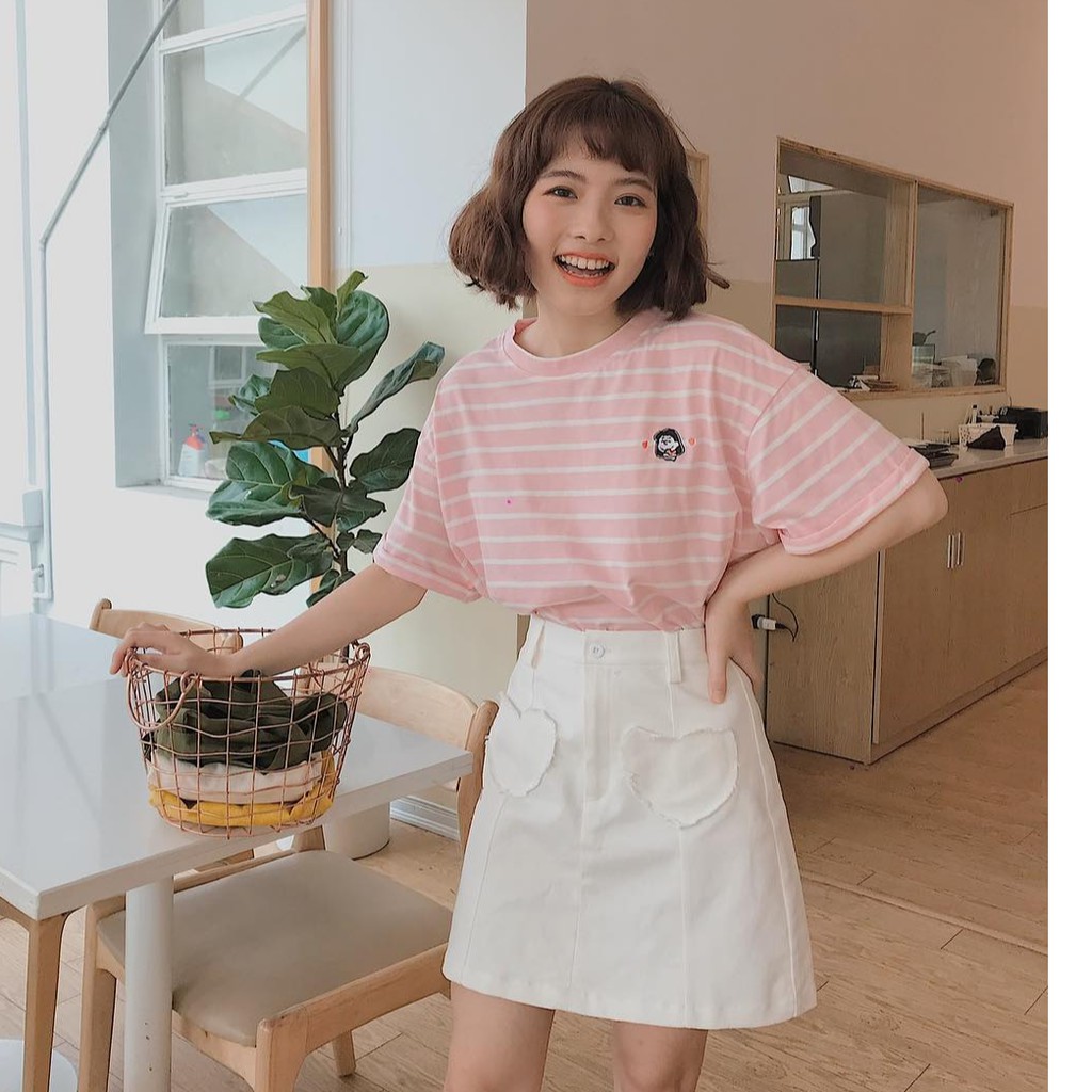 Heart Shape pocket skirt