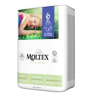 Bỉm/Tã dán Moltex XL Size 16-30kg 21 miếng
