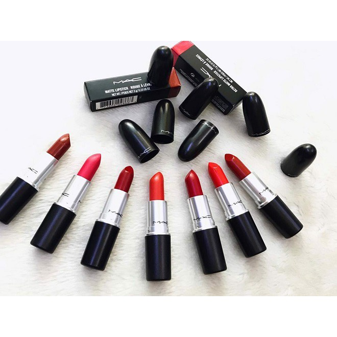 CHÍNH HÃNG MỸ Son MAC Retro Matte Lipstick Rouge À Lèvres SẴN NHIỀU MÀU