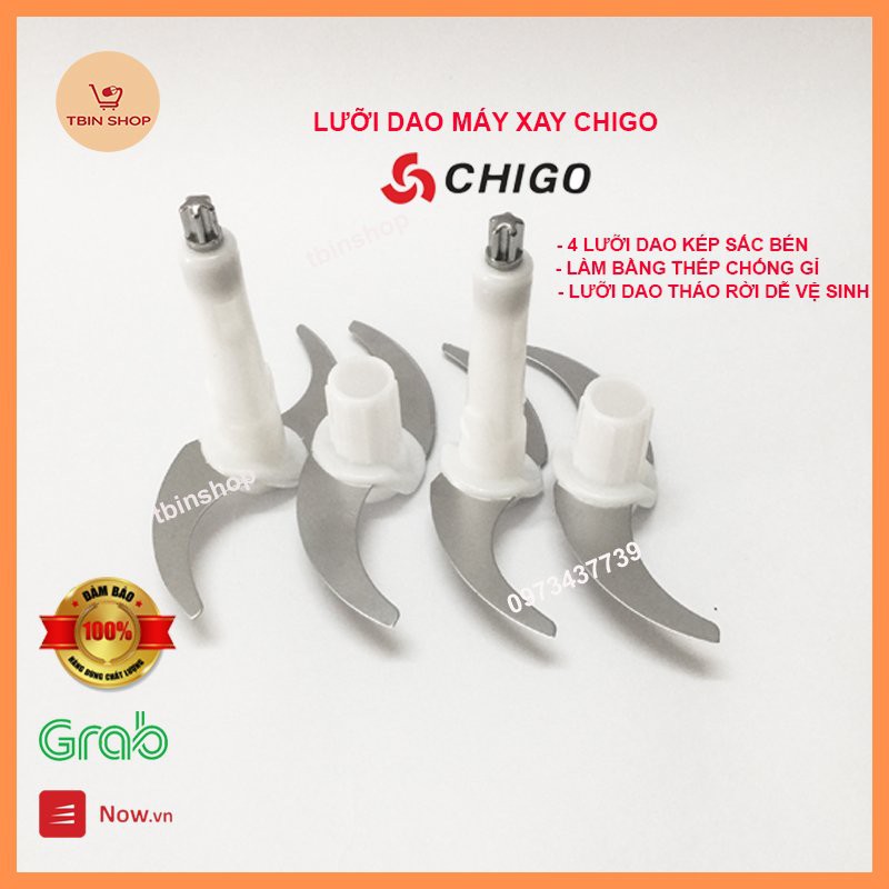 Lưỡi dao máy xay thịt chigo 2L, Lưỡi dao thay thế máy xay thịt, Phụ kiện máy xay thịt