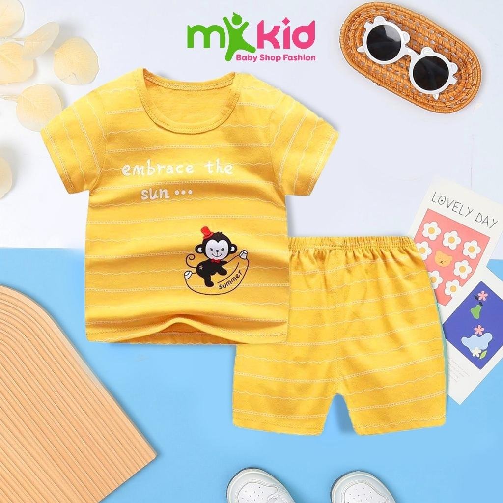 Bộ Cộc Tay cho Bé Trai Minky Mom Chất Thun Lạnh Cao Cấp  Đồ Bộ Cho Bé Mặc nhà , bộ quần áo trẻ em dễ thương mùa hè