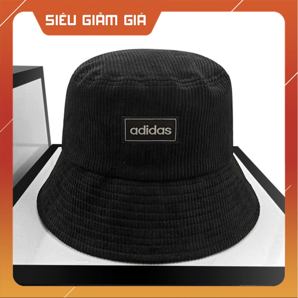 Nón bucket Adidas Basic Logo Black ❤️ Hàng xuất xịn
