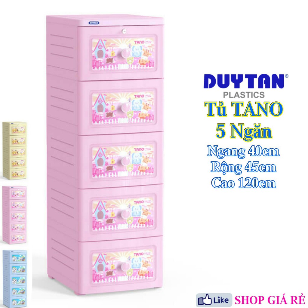 Tủ nhựa duy tân TANO 5 Ngăn