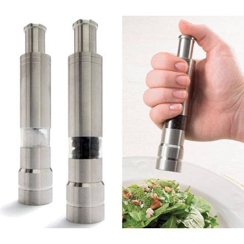 km Dụng cụ xay tiêu Inox chống gỉ xay tiêu trực tiếp tại bàn, nhấn là ra tiêu ngay khỏi phải đợi  EP31177 re