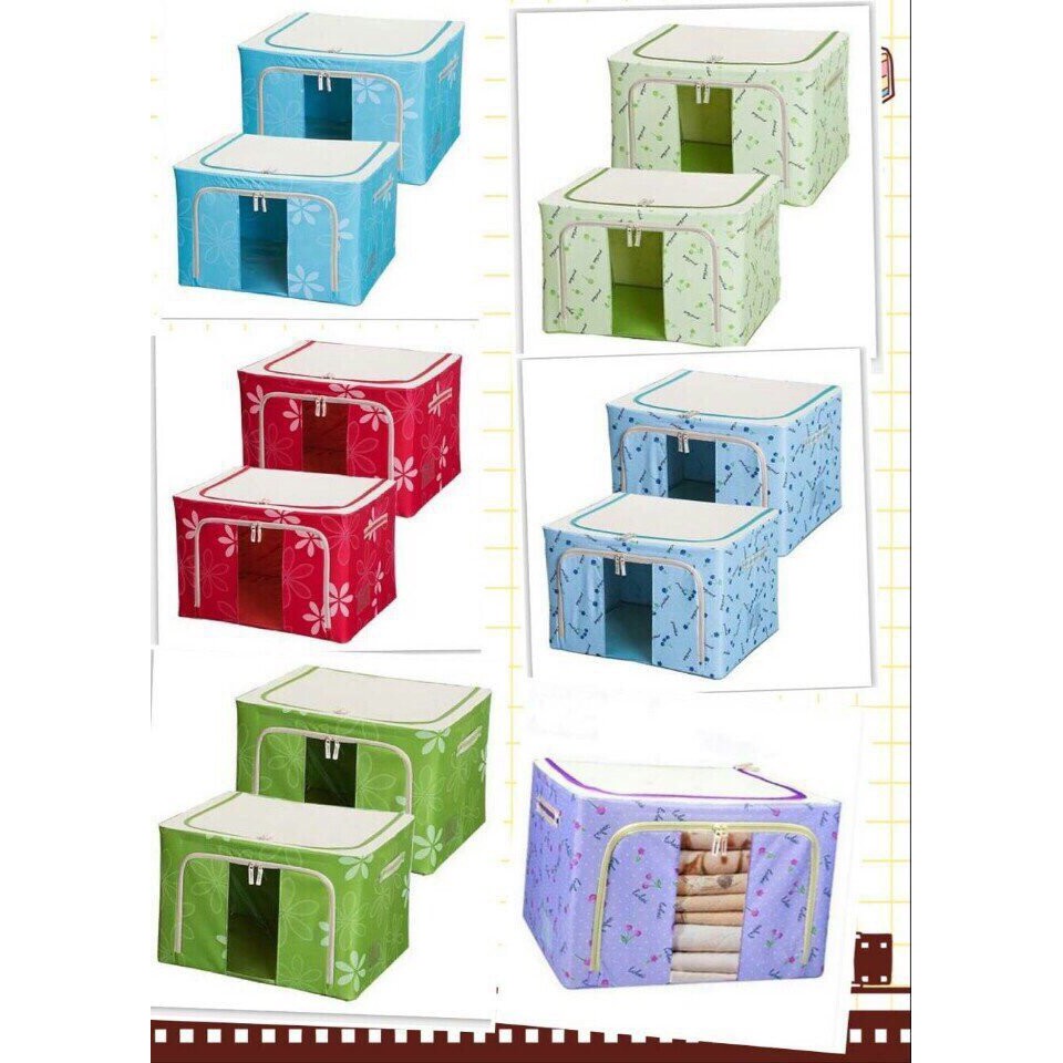 Hộp đựng chăn màn quần áo khung thép