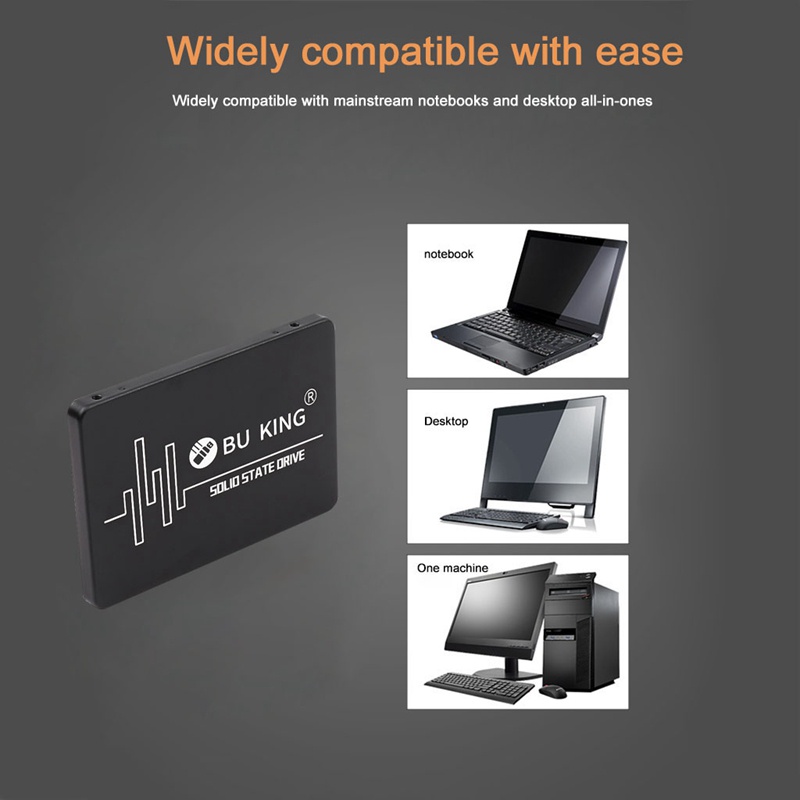 Ổ cứng màu đen 60G SSD 2.5-Inch SATA III 6.0Gbps 500M/S cho máy tính | BigBuy360 - bigbuy360.vn