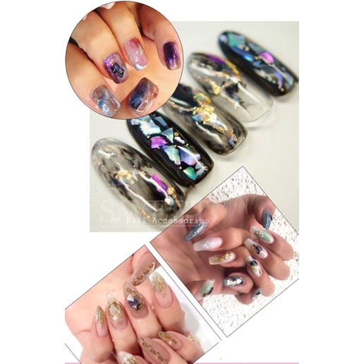 Set xà cừ vân gỗ 12 màu HK NAIL ACCESSORIES