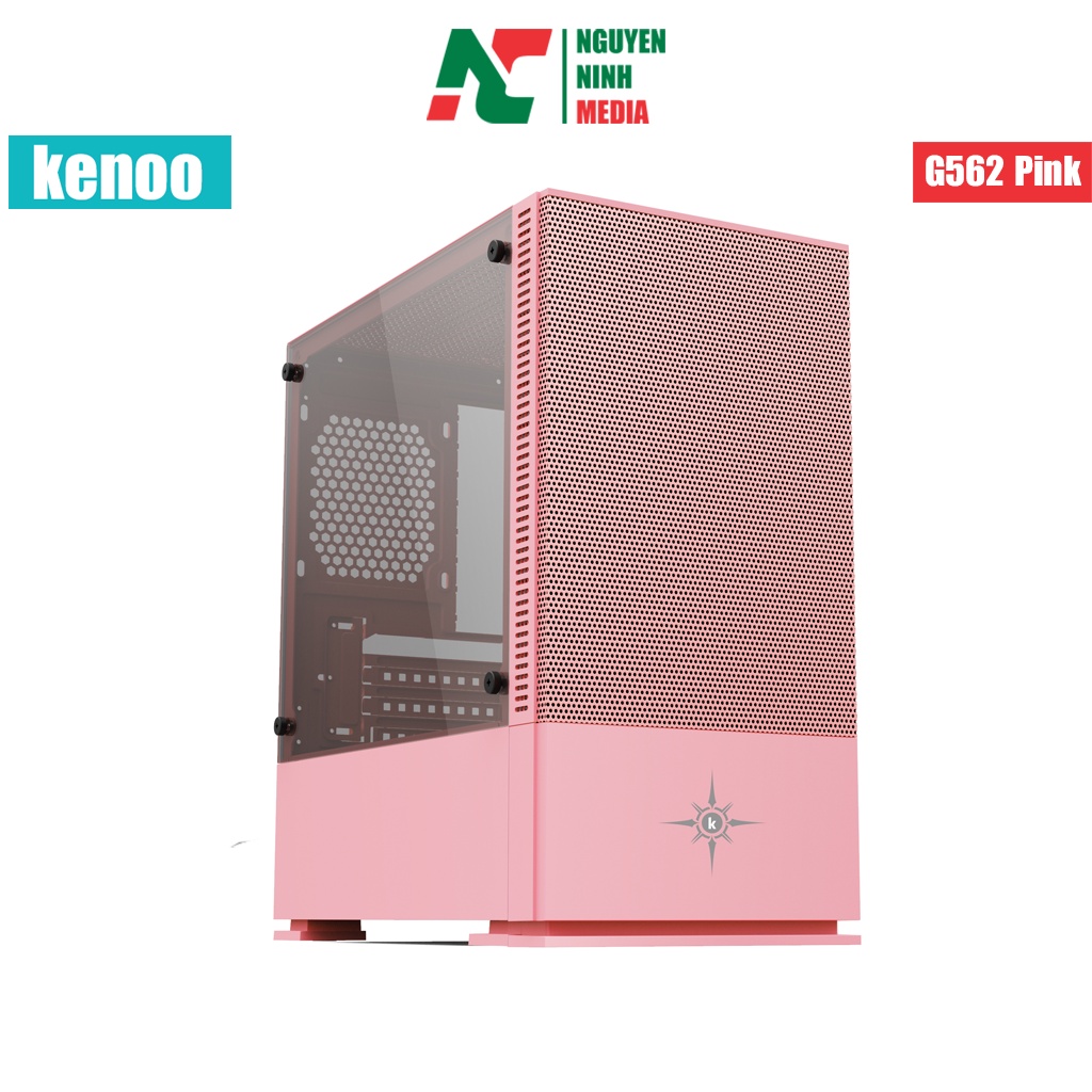 Vỏ Case Máy Tính KENOO ESPORT G562 Pink (Màu Hồng) - Hàng Chính Hãng