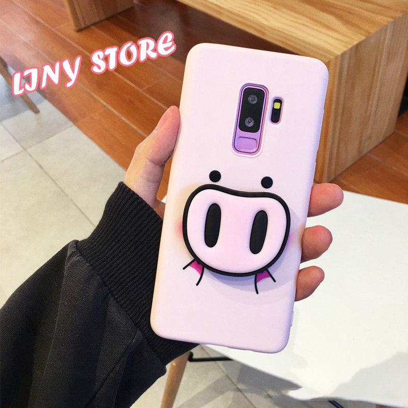 [ TẶNG DÂY ĐEO CỔ + POP ] Ốp Heo Samsung cao cấp | BigBuy360 - bigbuy360.vn