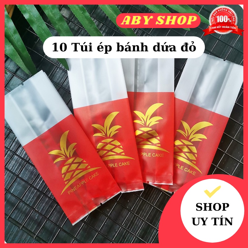 10 Túi ép bánh dứa đỏ ⚡ CAO CẤP ⚡ túi ép bánh dứa thiết kết nhỏ gọn tiện dụng
