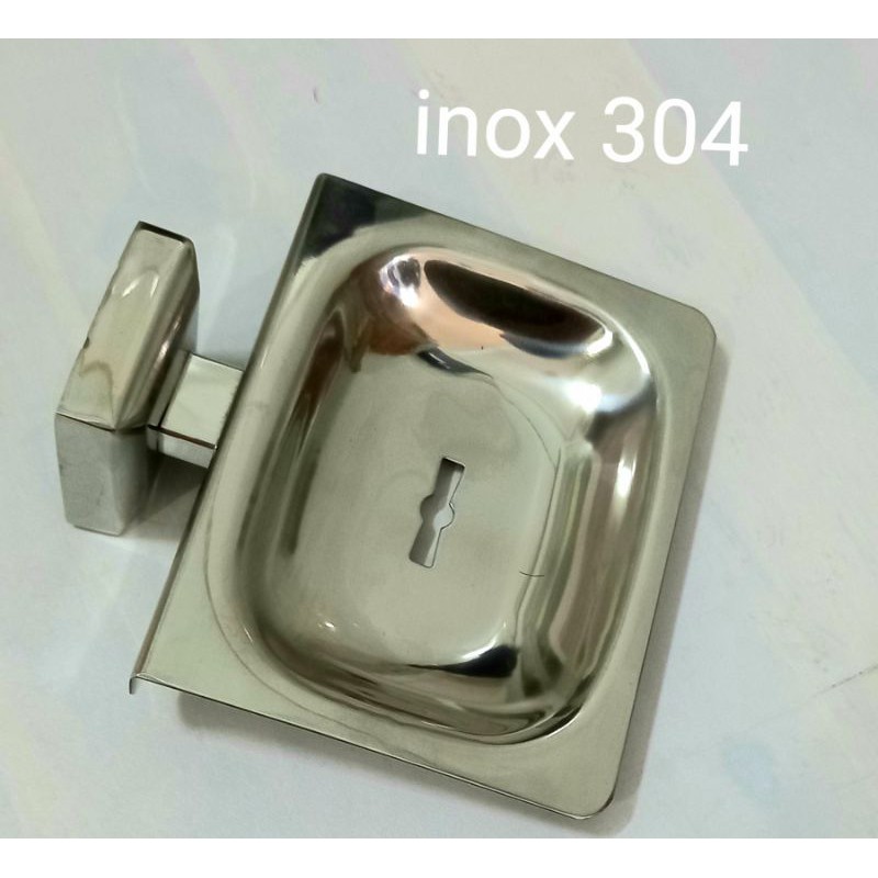 Khay để xà bông trong nhà tắm. Bằng inox 304 cao cấp. sản phẩm có độ dày 1.2mm rất chắc chắn khi sử dụng..