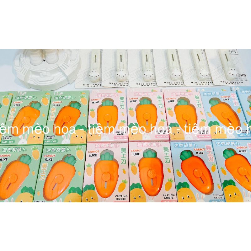 Dao rọc giấy mini hình cà rốt đáng yêu tiện lợi - Đại Sỉ