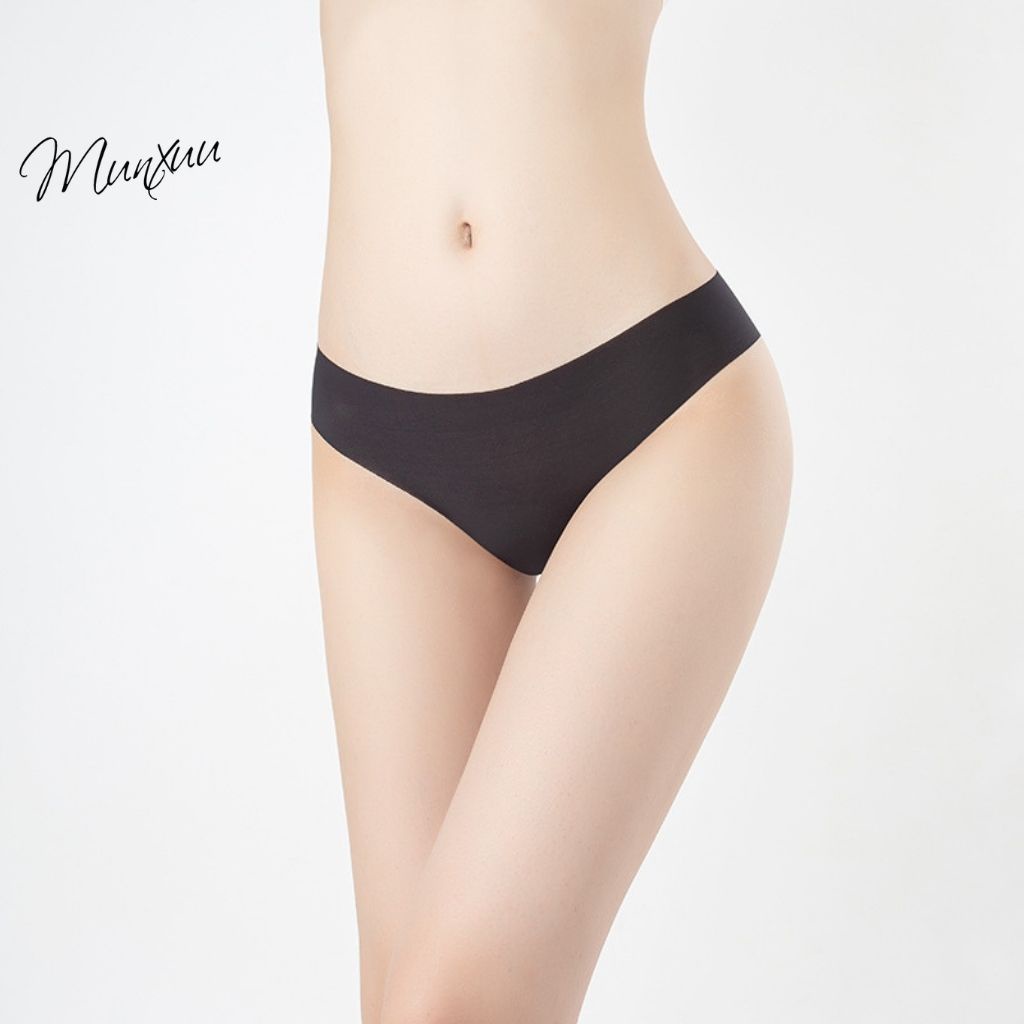 Quần lót nữ MUNXUU không viền cao cấp, vải su mát lạnh thoáng khí - QC123