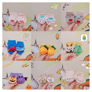 Tất vớ hình thú cho bé trẻ sơ sinh bé trai bé gái