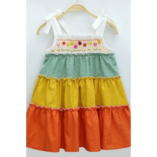 ĐẦM SMOCK 4 TẦNG