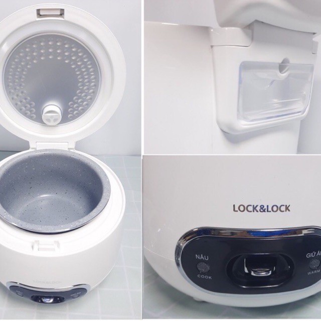 NỒI CƠM ĐIỆN MINI DUNG TÍCH 0.8L LOCK&LOCK-EJR426 | BigBuy360 - bigbuy360.vn