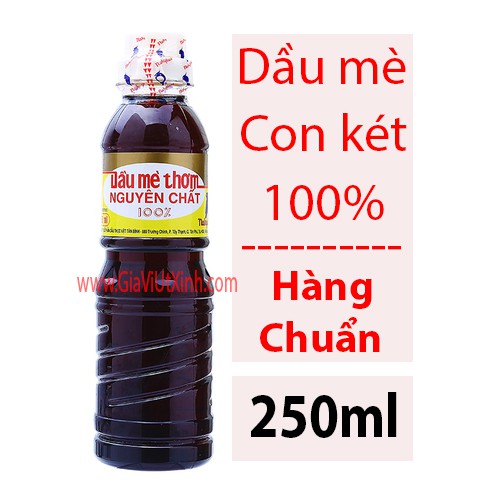 DẦU MÈ CON KÉT NAKYDACO 250ML - 100% ROASTED PURE SESAME OIL