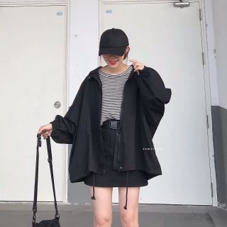 Áo Khoác Jacket Kaki SAMI Uzzlang Form Rộng - AKF2