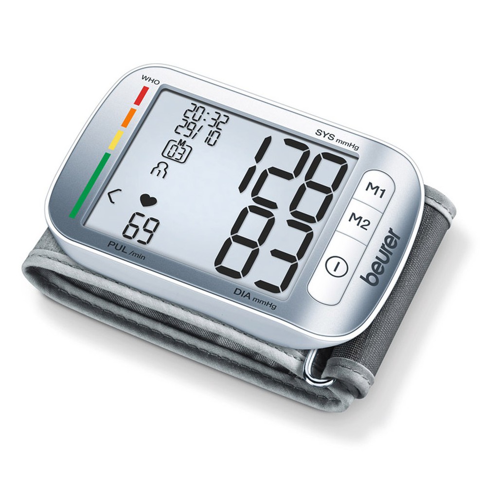 Máy đo huyết áp cổ tay Beurer BC50 màn hình LCD lớn đo chính xác- hàng chính hãng BH 2 năm