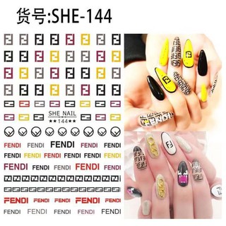 Sticker dán móng mẫu Thương hiệu Ver2