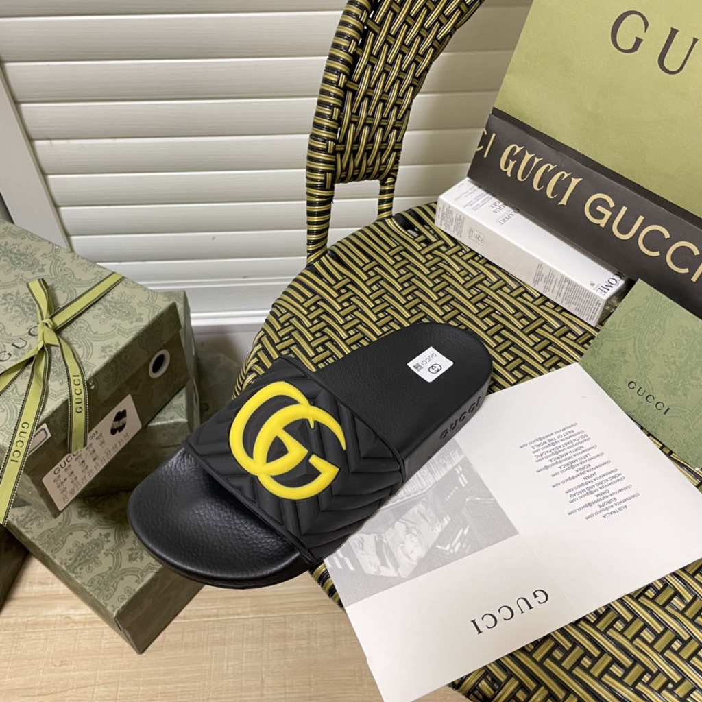 Dép Sandal GUCCI Đế Bằng Siêu Nhẹ Thoáng Khí Thời Trang Mùa Hè 2022 Cho Cặp Đôi