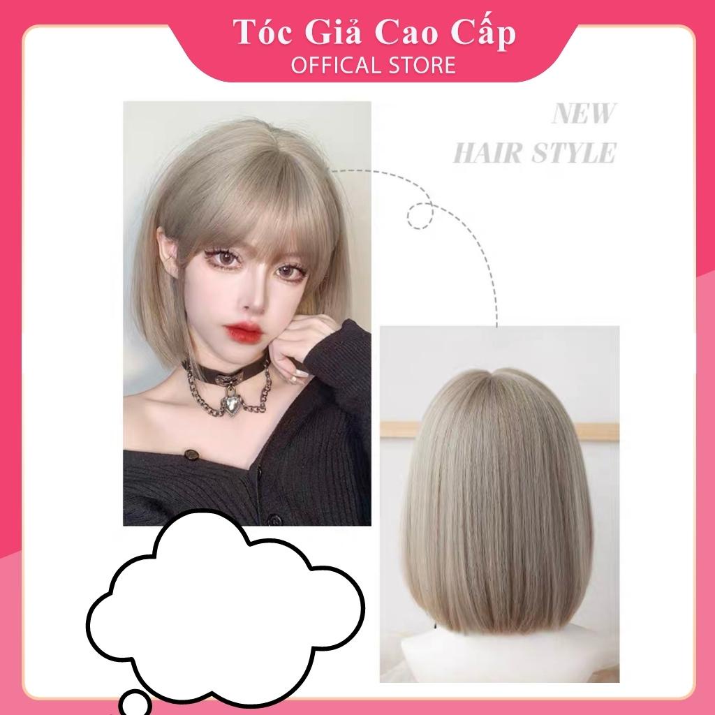 Tóc giả FREESHIP cả đầu cúp lỡ - D3030