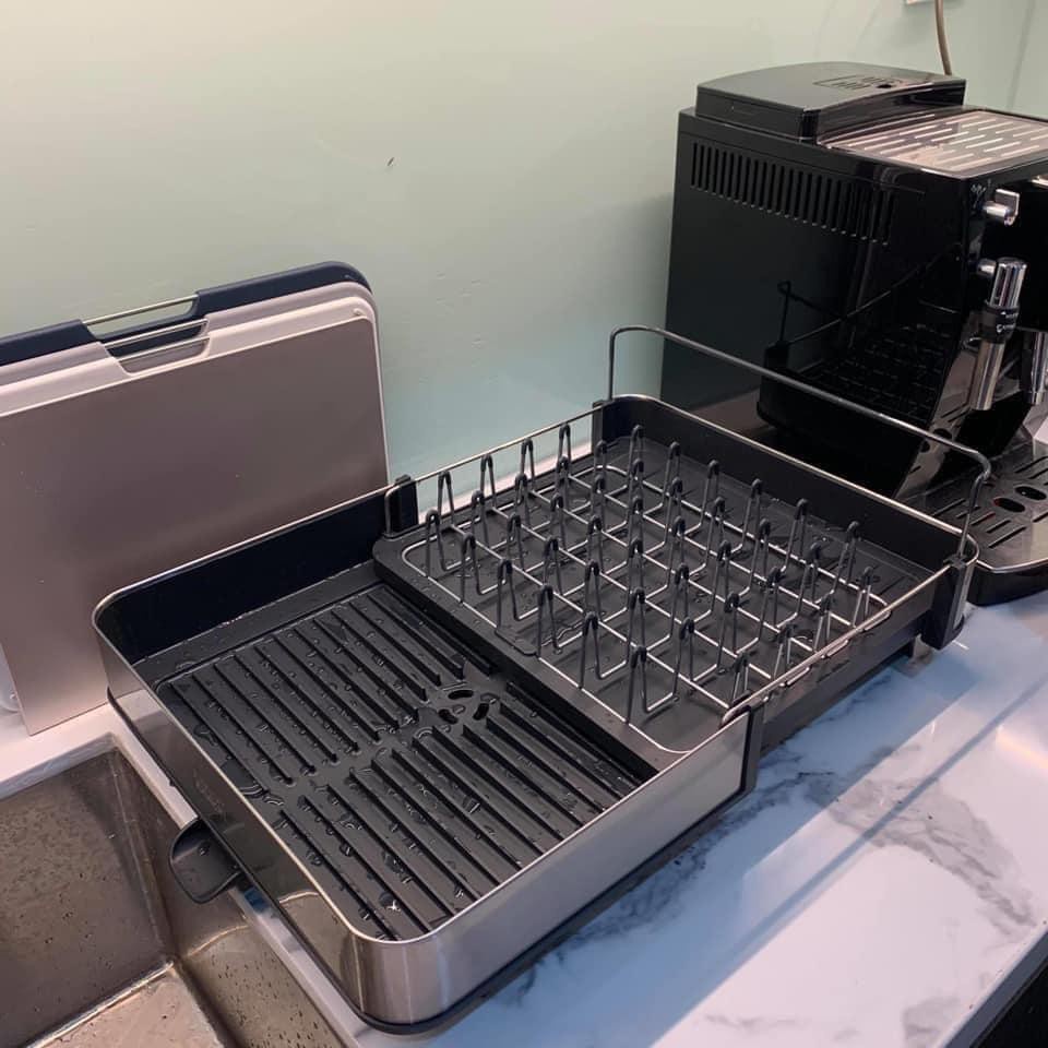 Giá đựng bát đĩa thông minh JOSEPH JOSEPH 85153, giá để bát, màu đen