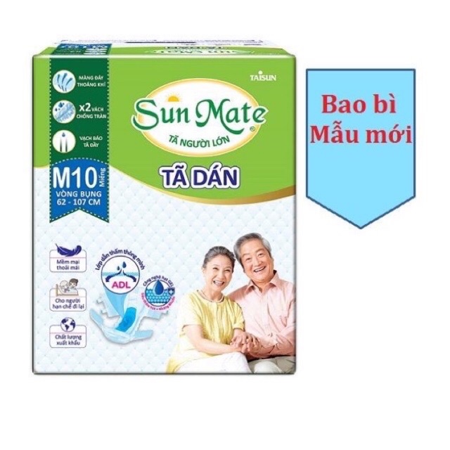 Tã dán--- Người già Sunmate M10-M/L10-L/XL10