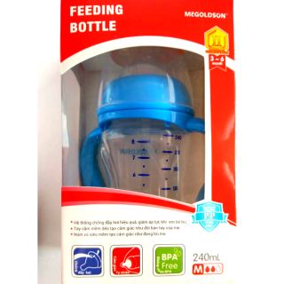 Bình sữa PP cổ rộng McGoldson (240ml)