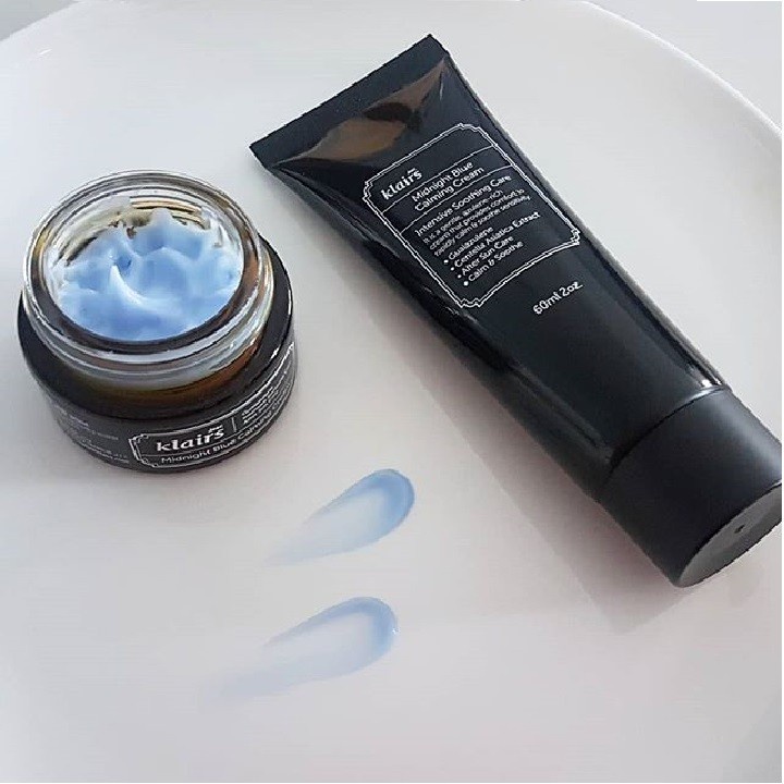 Kem Dưỡng Da Làm Dịu, Phục Hồi Da Ban Đêm, Ngày Dear, Klairs Rich Moist Soothing Cream, Midnight Blue Calming Cream 60ml