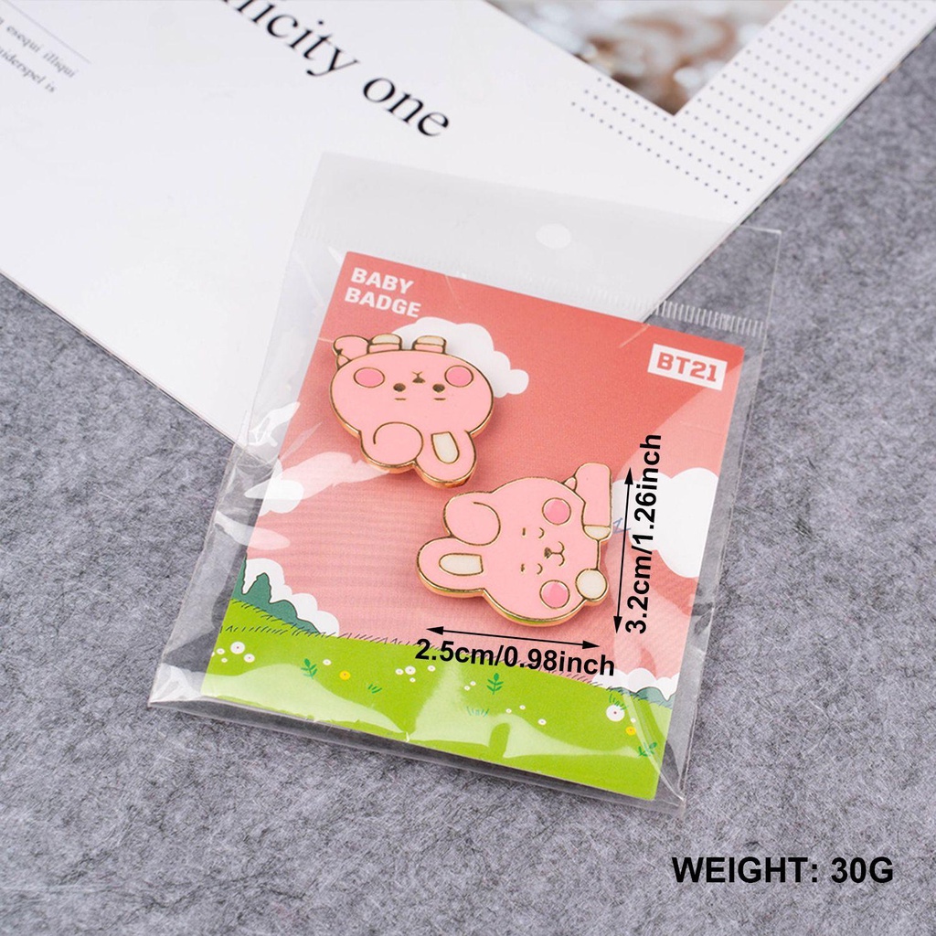 Ghim Cài Áo Hình Tên Các Thành Viên Nhóm Nhạc BTS MIHAN1