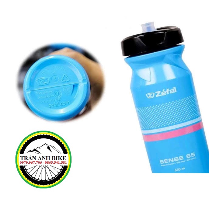 Bình nước xe đạp Zefal Sense Soft 650ml