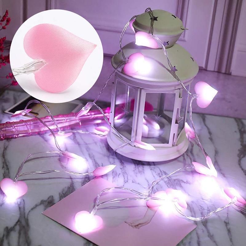 [ 1.5/3M Christmas LED Love Heart String Lights Decoration for Home Room Xmas Valentines Day Festival Party ]